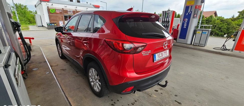 Mazda CX-5 cena 54800 przebieg: 165321, rok produkcji 2015 z Tarnów małe 254